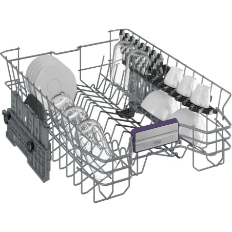 Beko Free standing Dishwasher BDFS26120WQ, Energy class E,  Width 45 cm, 6 programs, Inverter motor, Third drawer, White / BDFS2