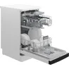 Beko Free standing Dishwasher BDFS26120WQ, Energy class E,  Width 45 cm, 6 programs, Inverter motor, Third drawer, White / BDFS2