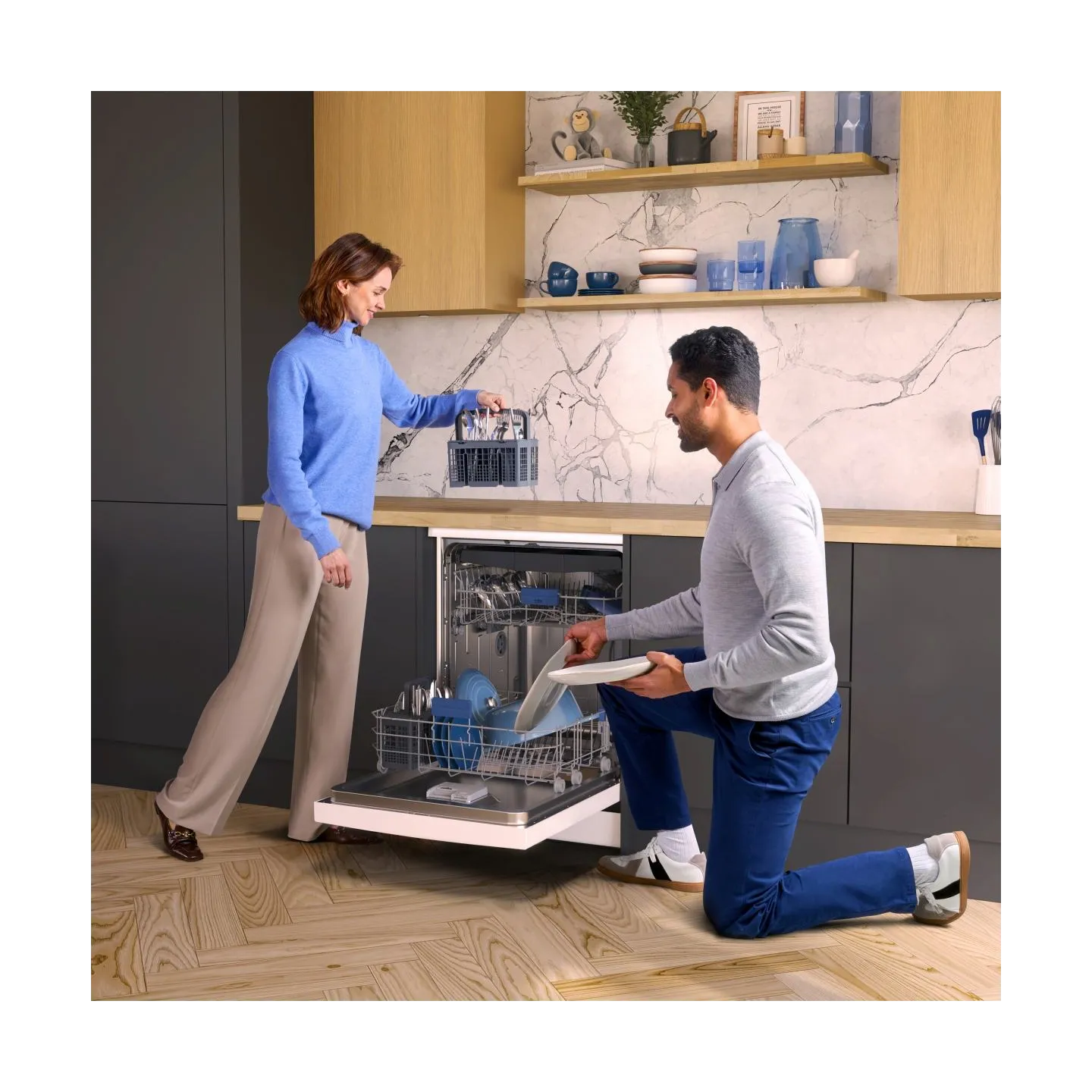 Beko Freestanding Dishwasher BDFN26530W, Energy class D, Width 60 cm, SelfDry, 3rd drawer, White / BDFN26530W