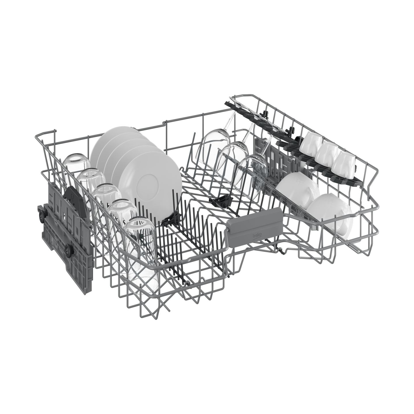 Beko Freestanding Dishwasher BDFN26530X, Energy class D, Width 60 cm, SelfDry, 3rd drawer, Inox / BDFN26530X
