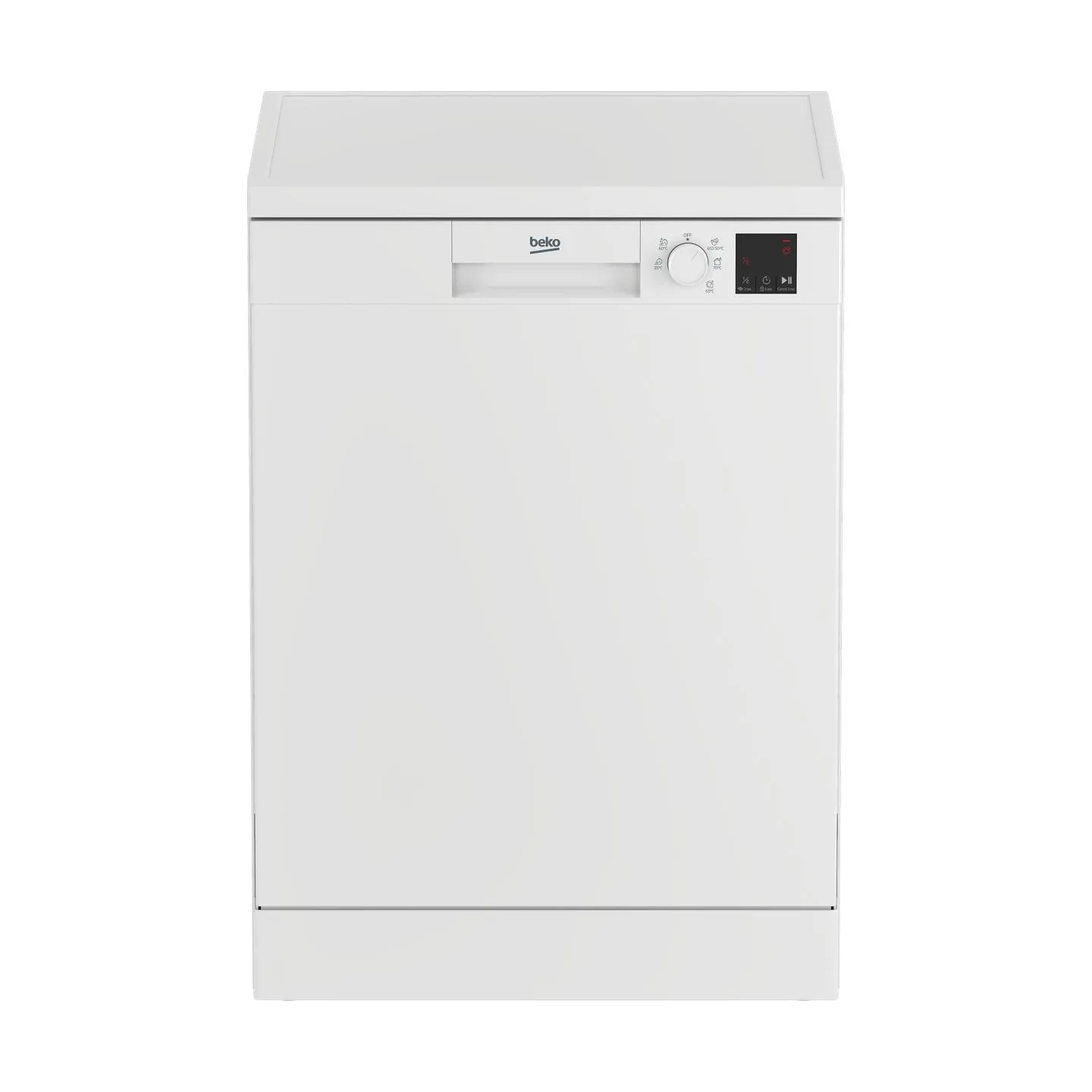 Beko Freestanding Dishwasher DVN05320W, Energy class E, Width 60 cm, White / DVN05320W