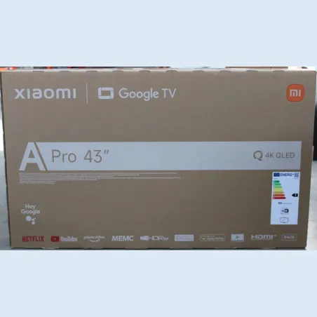 Xiaomi QLED TV A Pro 2026 43" | | Xiaomi QLED TV A Pro 2026 | 43 | Smart TV | Google TV | UHD | Dark Gray | DAMAGED PACKAGING