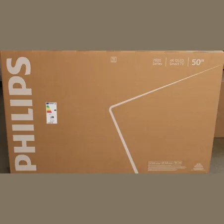 Philips 50PUS7810/12 50" (126cm) QLED 4K TV | Philips 50PUS7810/12 | 50 | Smart TV | TITAN OS | UHD | Black | DAMAGED PACKAGING