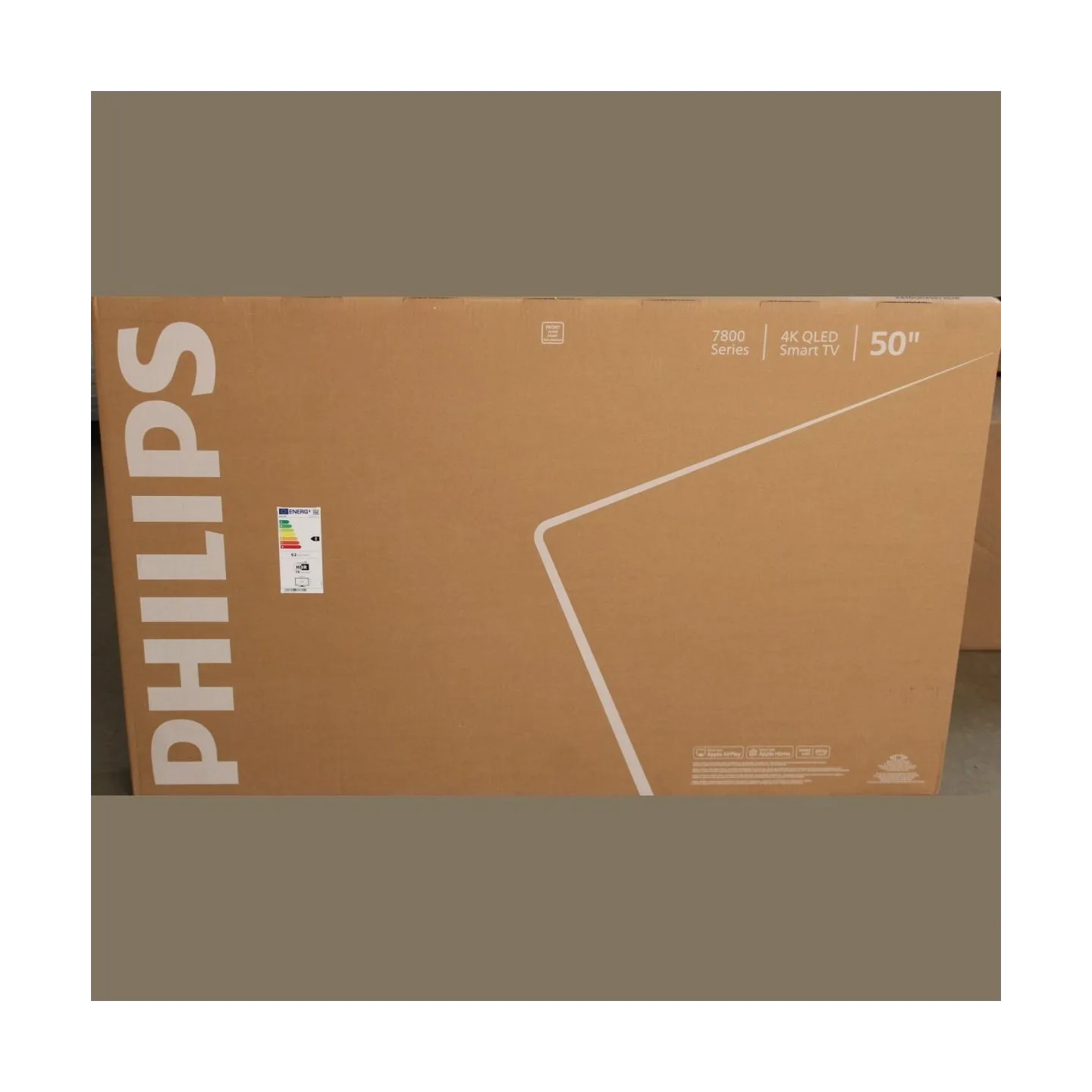 Philips 50PUS7810/12 50" (126cm) QLED 4K TV | Philips 50PUS7810/12 | 50 | Smart TV | TITAN OS | UHD | Black | DAMAGED PACKAGING