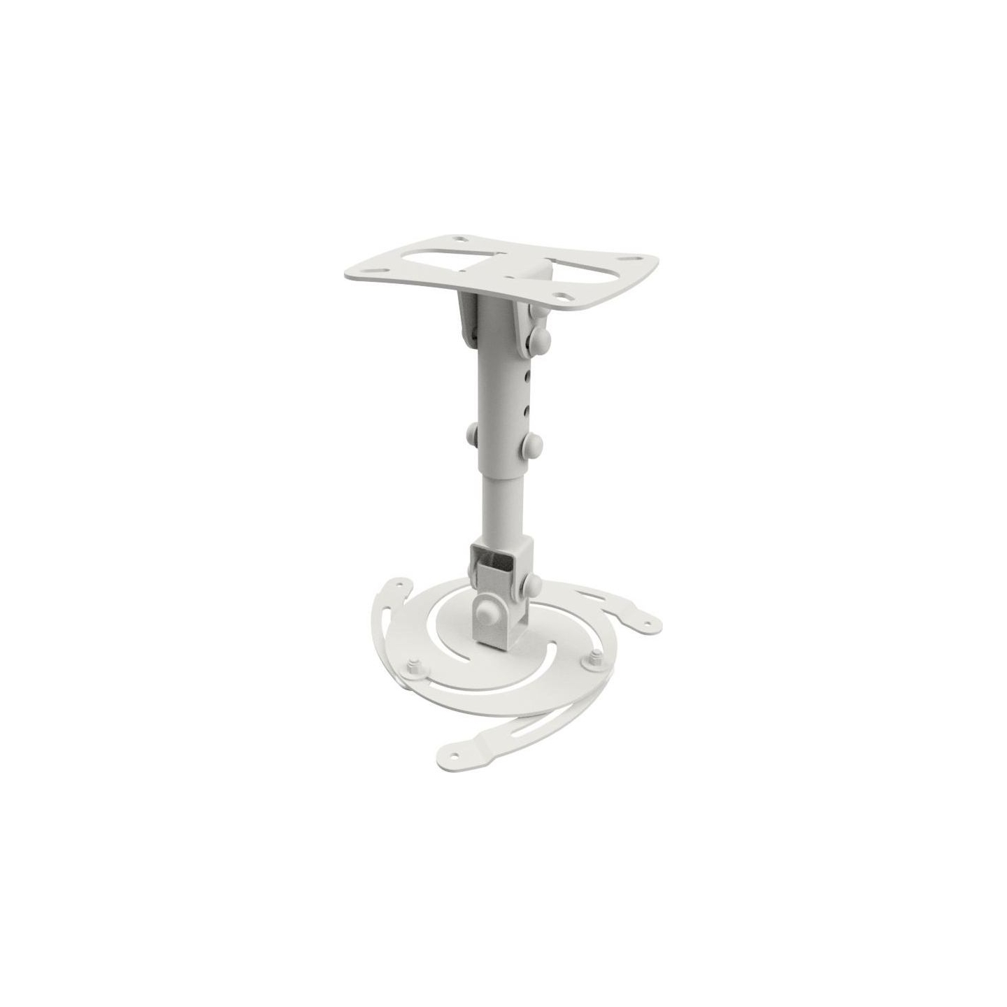 Edbak | Projector Ceiling mount | PM3w-B | Height adjustment | Maximum weight (capacity) 15 kg | White