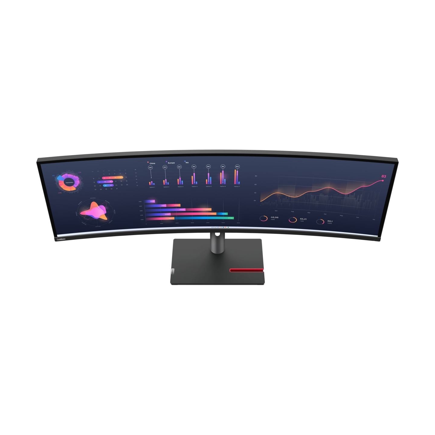 Lenovo 49" P49W-30 DUAL QHD IPS 32:9 DP/2XHDMI/RJ45/TB4(100W)