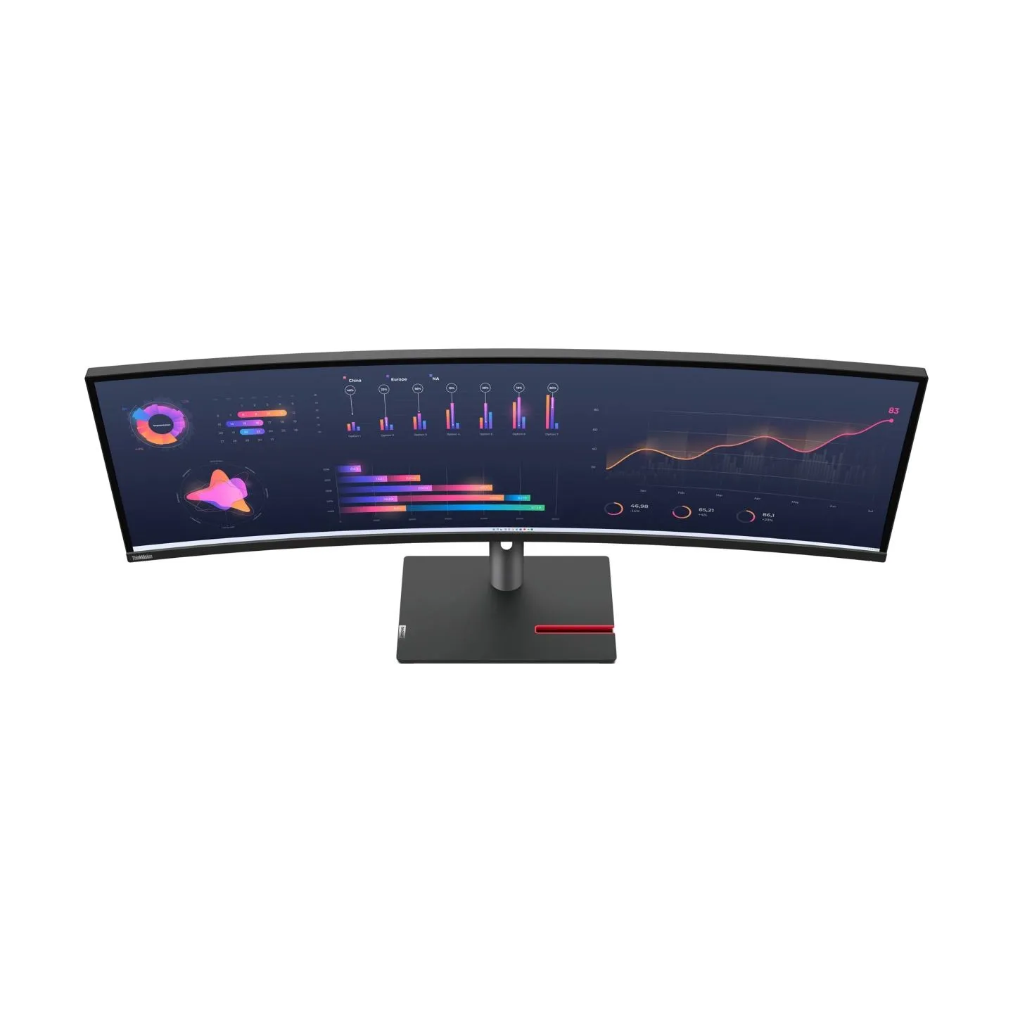 Lenovo 49" P49W-30 DUAL QHD IPS 32:9 DP/2XHDMI/RJ45/TB4(100W)