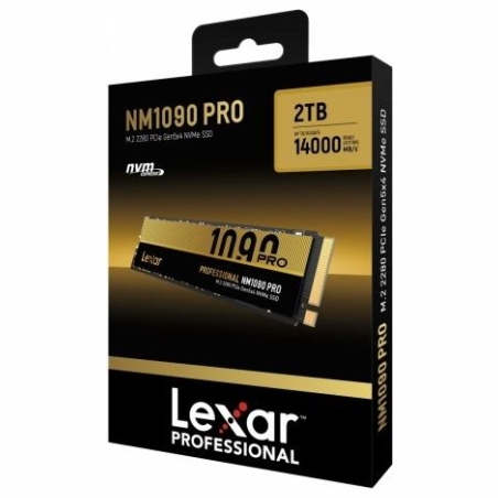 Lexar SSD | NM1090 Pro | 2000 GB | SSD form factor M.2 2280 | Solid-state drive interface PCIe Gen 5x4 | Read speed 14000 MB/s |
