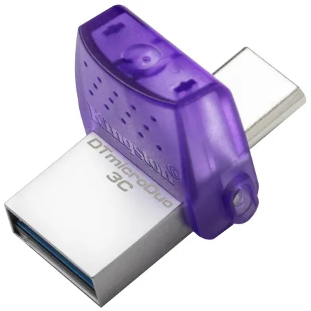 Kingston | DataTraveler | DT Micro Duo 3C | 256 GB | USB Type-C/Type-A | Purple