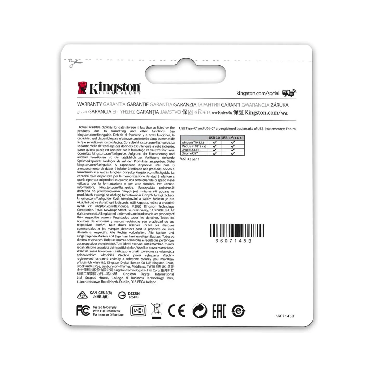 Kingston | DataTraveler | DT Micro Duo 3C | 256 GB | USB Type-C/Type-A | Purple