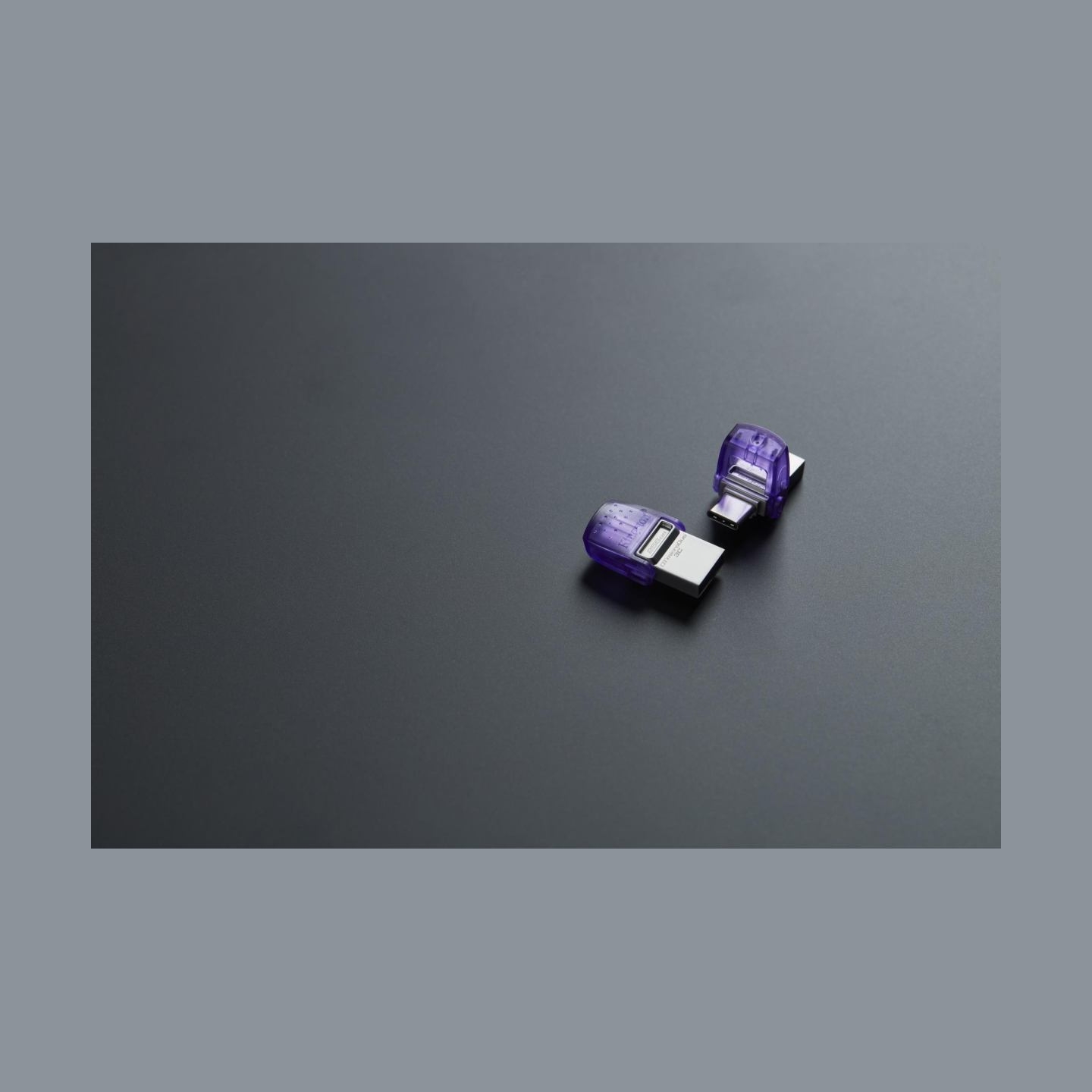 Kingston | DataTraveler | DT Micro Duo 3C | 256 GB | USB Type-C/Type-A | Purple