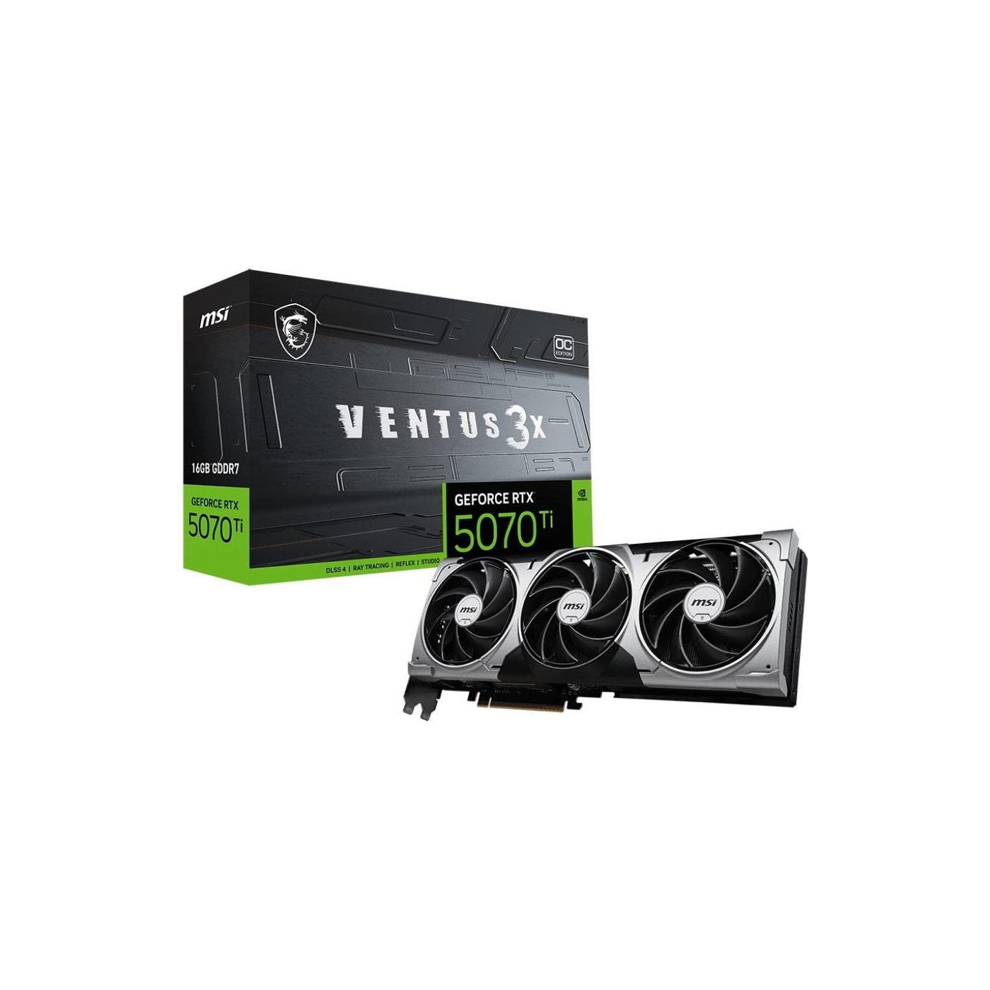 MSI GeForce RTX 5070 Ti 16GB VENTUS 3X