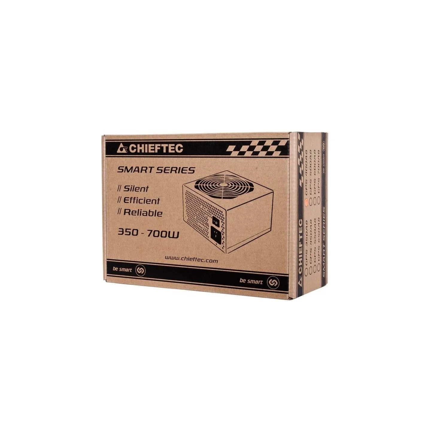Chieftec Power Supply|CHIEFTEC|GPS-700A8|700 Watts|Efficiency 80 PLUS|PFC Active|GPS-700A8