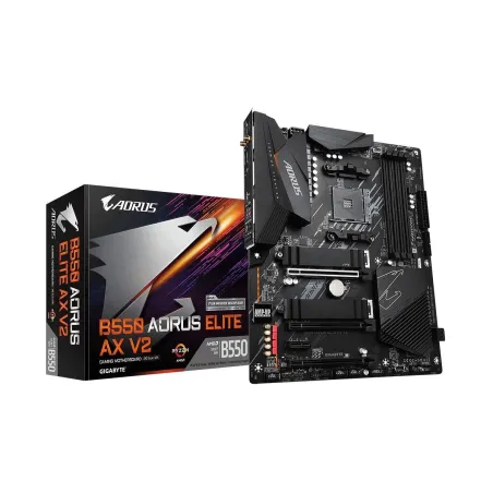 Gigabyte Mainboard|GIGABYTE|AMD B550|Socket AM4|ATX|RAM DDR4-SDRAM|4xSlots|Wi-Fi Yes|Bluetooth Yes|2xNumber of M.2 (M) slots|GIG