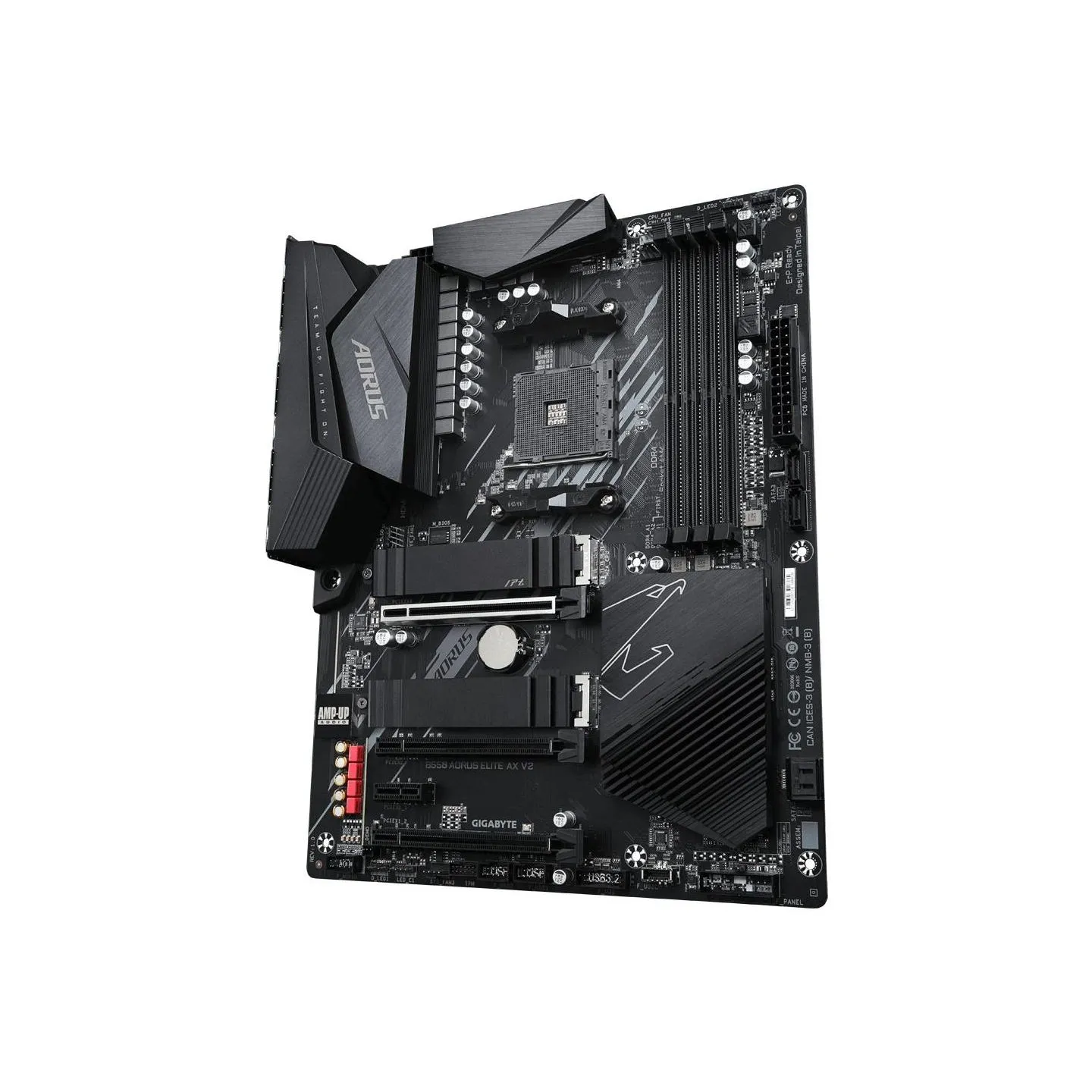 Gigabyte Mainboard|GIGABYTE|AMD B550|Socket AM4|ATX|RAM DDR4-SDRAM|4xSlots|Wi-Fi Yes|Bluetooth Yes|2xNumber of M.2 (M) slots|GIG