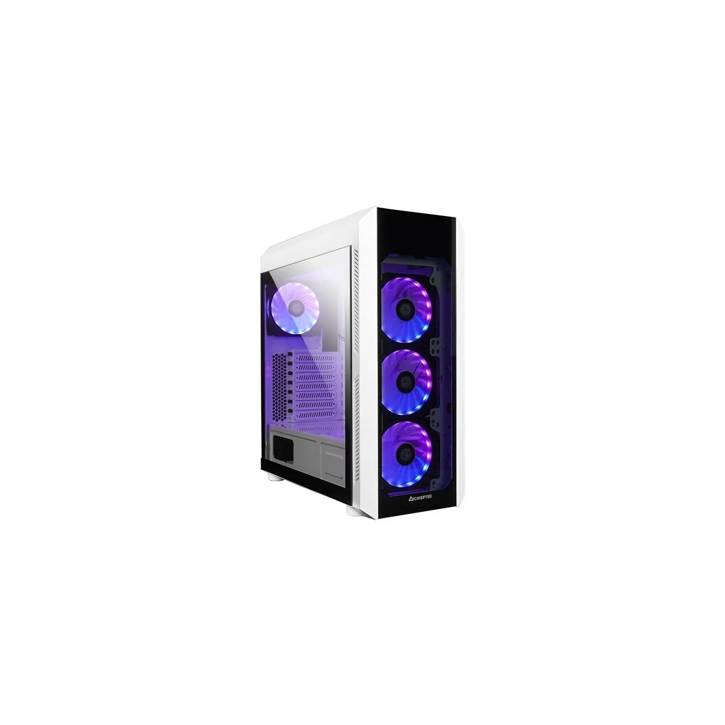 Chieftec Case|CHIEFTEC|ATX/micro ATX/Mini-ITX|White|Midi Tower|PC|GL-03W-OP