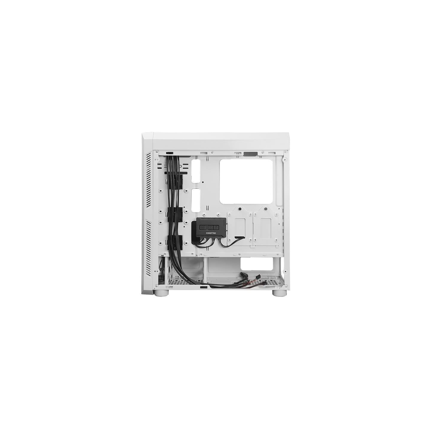 Chieftec Case|CHIEFTEC|ATX/micro ATX/Mini-ITX|White|Midi Tower|PC|GL-03W-OP