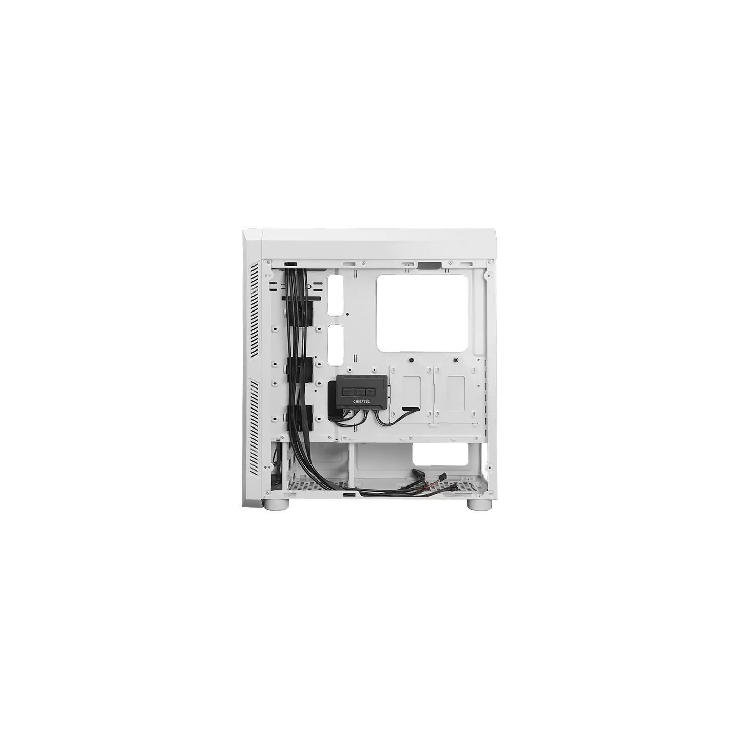 Chieftec Case|CHIEFTEC|ATX/micro ATX/Mini-ITX|White|Midi Tower|PC|GL-03W-OP