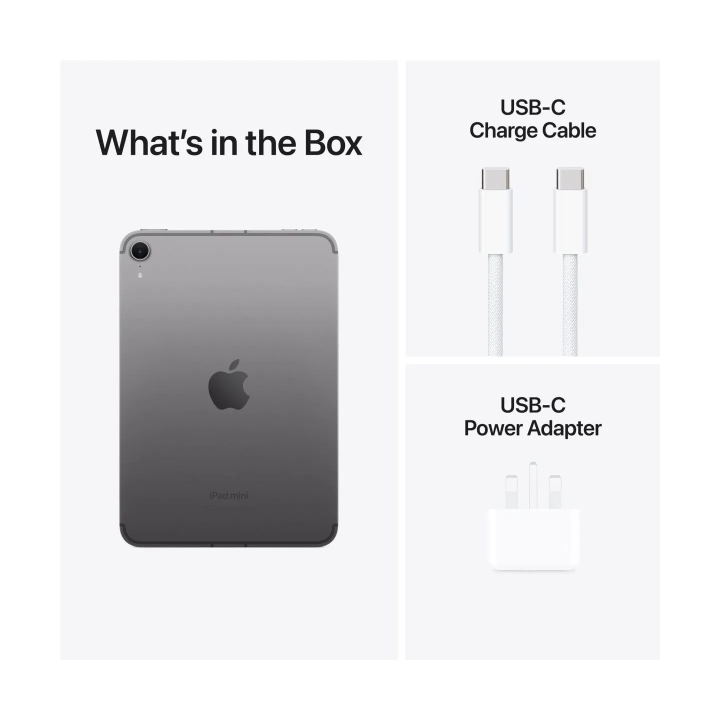 Apple | iPad mini Wi-Fi + Cellular | 8.3 " | Space Gray | IPS | 2266 x 1488 pixels | Apple A17 Pro | 512 GB | 3G | 4G | 5G | Wi-