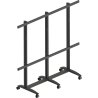 Edbak Floor stand | TRV400.006 Videoconferencing trolley for Samsung | Height adjustment | 130 " | Maximum weight (capacity) 200