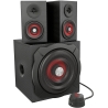 Genesis Helium 610BT Computer Speakers, Wired, Bluetooth, Black | Genesis | Helium 610BT | Bluetooth | Red/Black