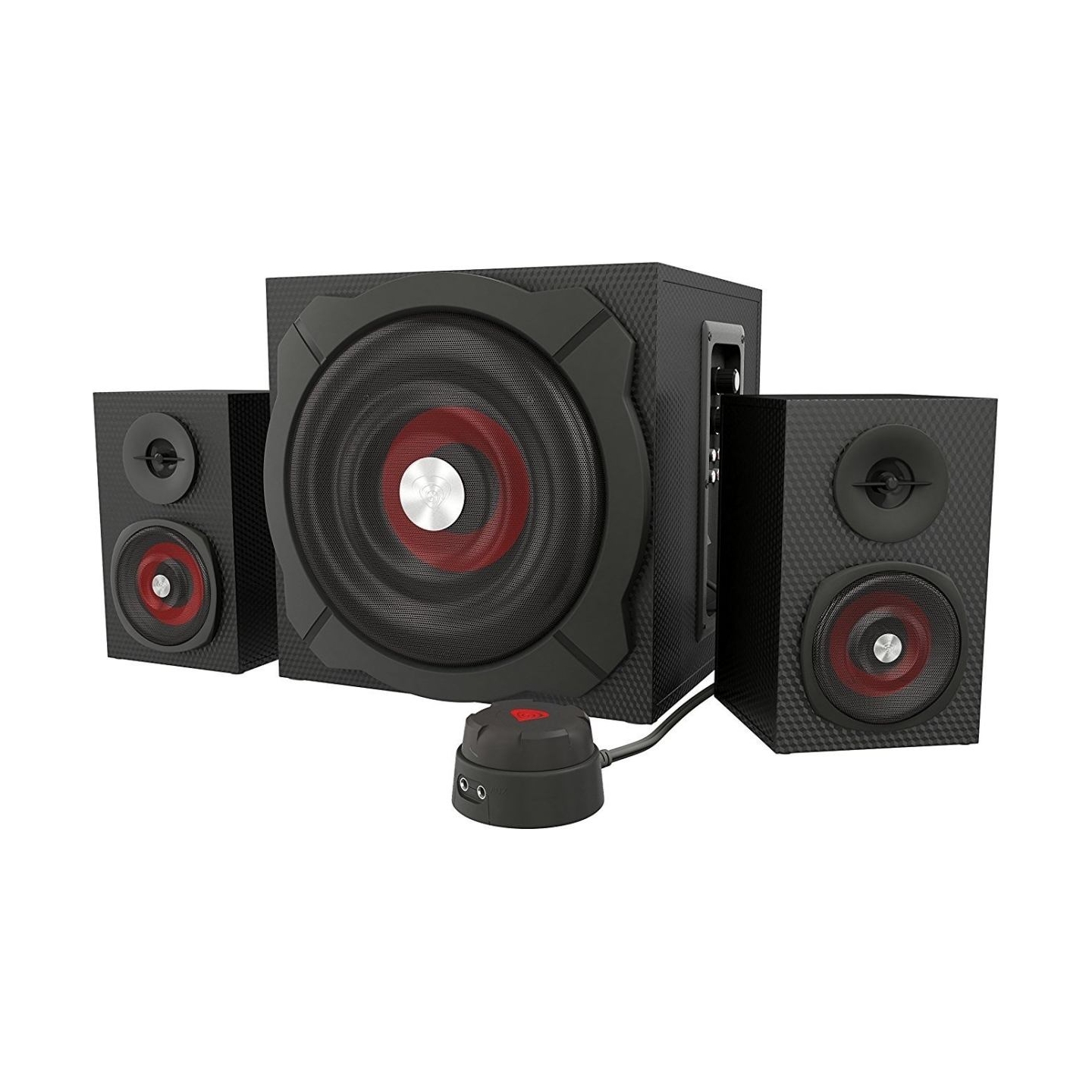 Genesis Helium 610BT Computer Speakers, Wired, Bluetooth, Black | Genesis | Helium 610BT | Bluetooth | Red/Black