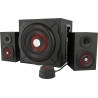 Genesis Helium 610BT Computer Speakers, Wired, Bluetooth, Black | Genesis | Helium 610BT | Bluetooth | Red/Black