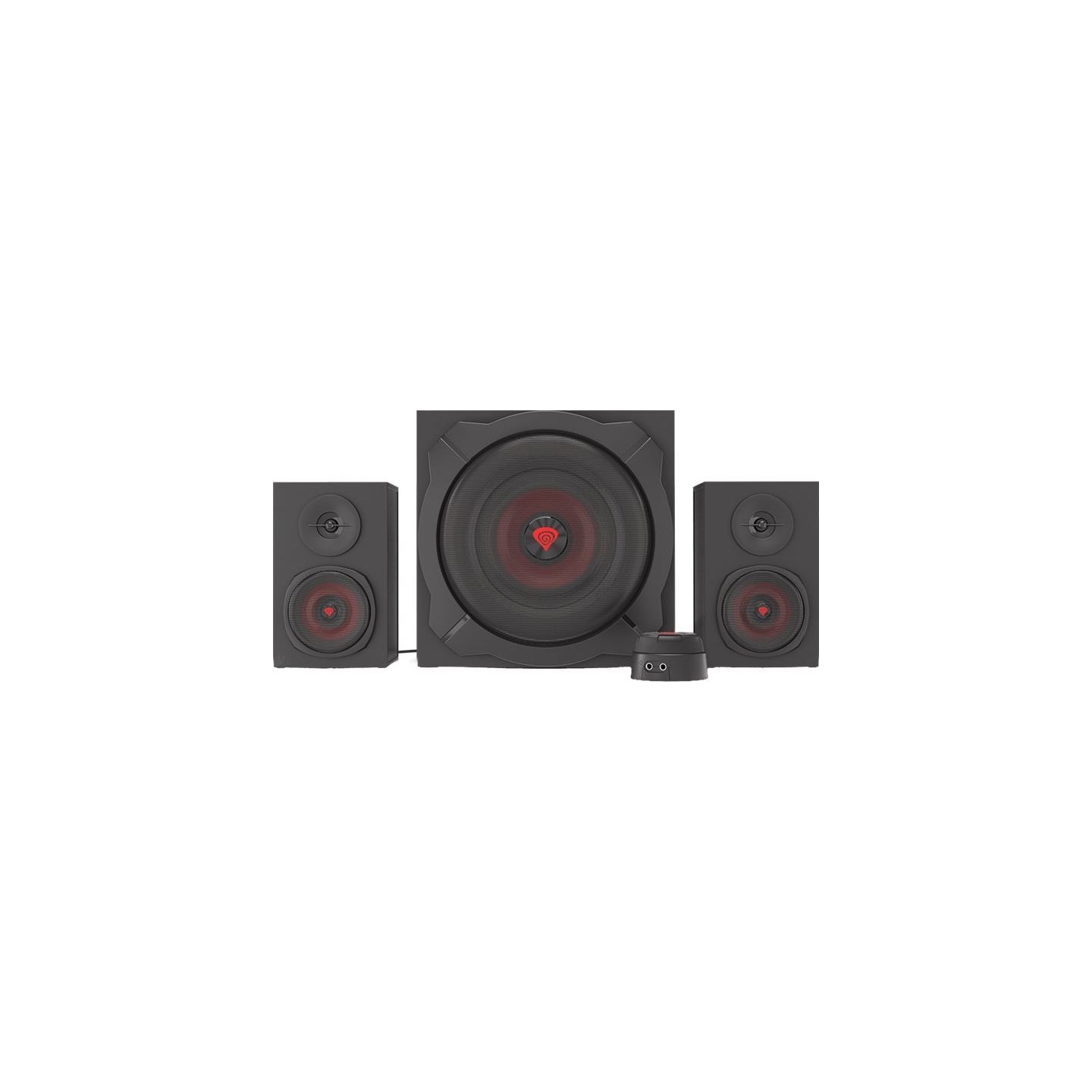 Genesis Helium 610BT Computer Speakers, Wired, Bluetooth, Black | Genesis | Helium 610BT | Bluetooth | Red/Black