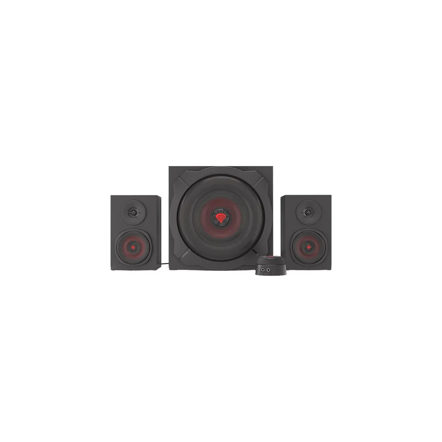 Genesis Helium 610BT Computer Speakers, Wired, Bluetooth, Black | Genesis | Helium 610BT | Bluetooth | Red/Black