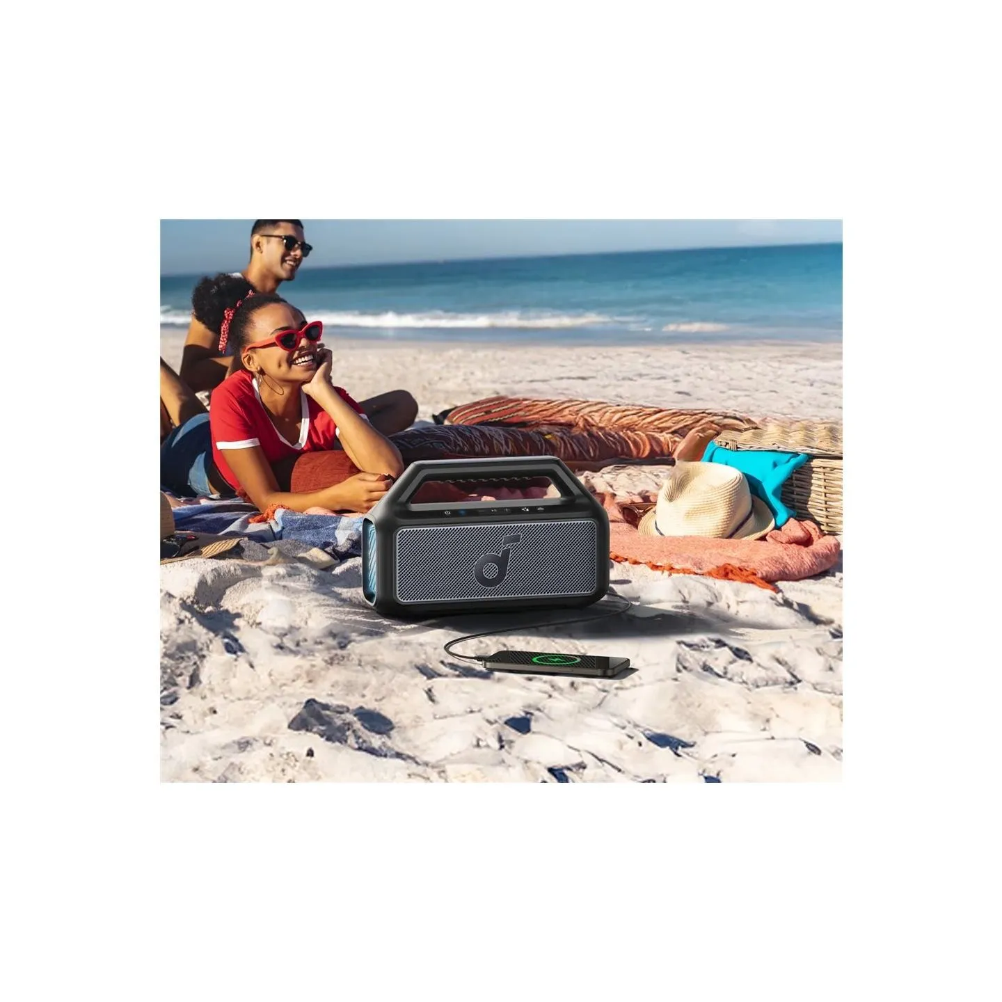 Anker Soundcore | Speaker | Boom 2 | 80 W | Waterproof | Bluetooth | Portable | Black
