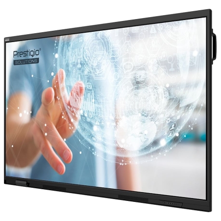 Prestigio SOLUTIONS Multiboard 65-inch Light Series Gen 7, Android 14, Google EDLA, AI button, 8/128GB, 50TP, black