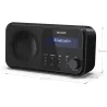 Sharp DR-P420(BK) Tokyo Portable Digital Radio, FM/DAB/DAB+, Bluetooth 5.0, USB or Battery Powered, Midnight Black | Sharp | Tok