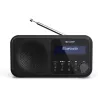 Sharp DR-P420(BK) Tokyo Portable Digital Radio, FM/DAB/DAB+, Bluetooth 5.0, USB or Battery Powered, Midnight Black | Sharp | Tok