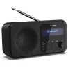 Sharp DR-P420(BK) Tokyo Portable Digital Radio, FM/DAB/DAB+, Bluetooth 5.0, USB or Battery Powered, Midnight Black | Sharp | Tok