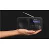 Sharp DR-P420(BK) Tokyo Portable Digital Radio, FM/DAB/DAB+, Bluetooth 5.0, USB or Battery Powered, Midnight Black | Sharp | Tok