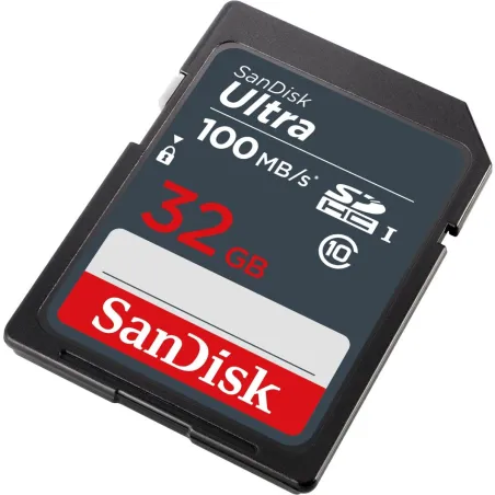 Sandisk Ultra 32GB SDHC Memory Card 100MB/s