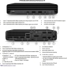 HP Renewed Grade B | EliteDesk 805 G6 Desktop Mini | AMD Ryzen 5 PRO | 4650GE | 16 GB | SSD | 256 GB | AMD Radeon Graphics | Win
