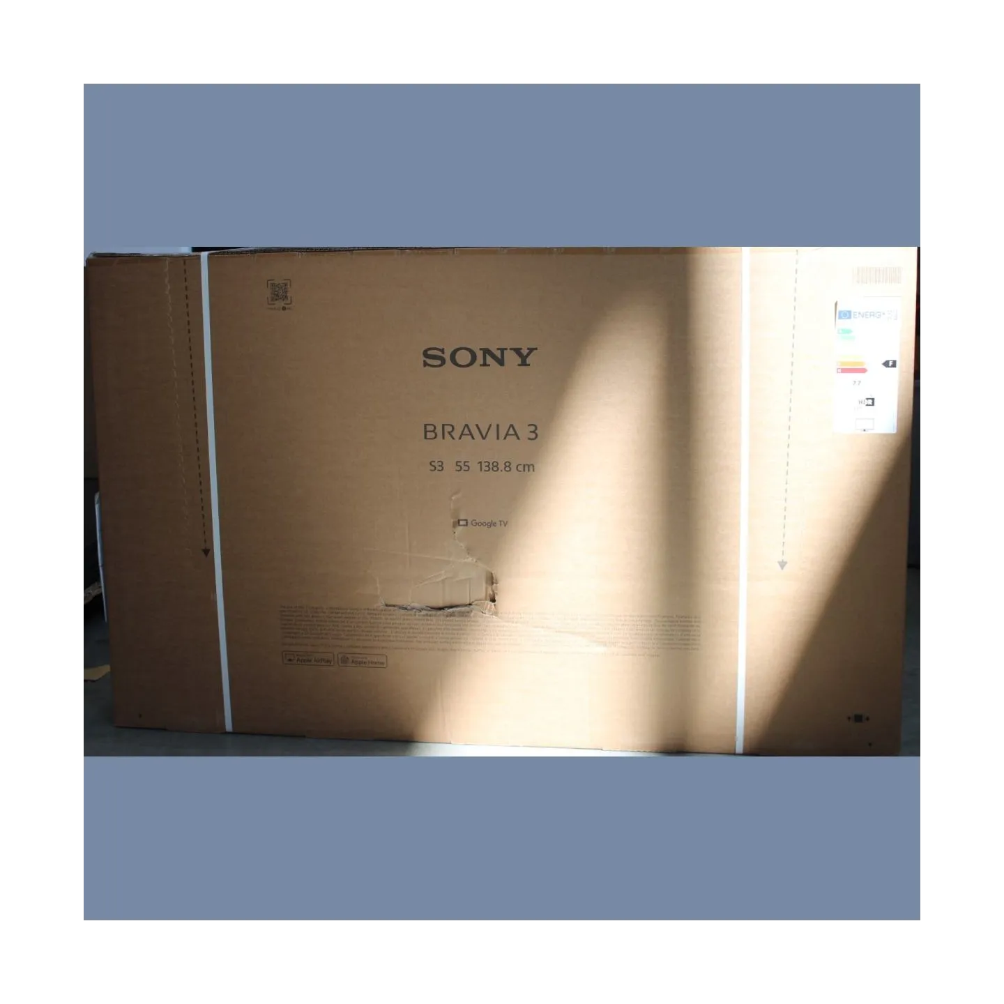 Sony K55S35B Bravia 3 55" (139cm) 4K Ultra HD Smart Google D-LED TV |  Sony K-55S3 | 55" (139 cm) | Android | UHD | Black | DAMA