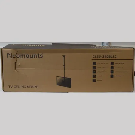 Neomounts CL35-340BL12 Monitor/TV mount ceiling 1 screen - 23-42" - max 50 kg - VESA 100x100-200x200 - h 106-156 cm - black | Ne