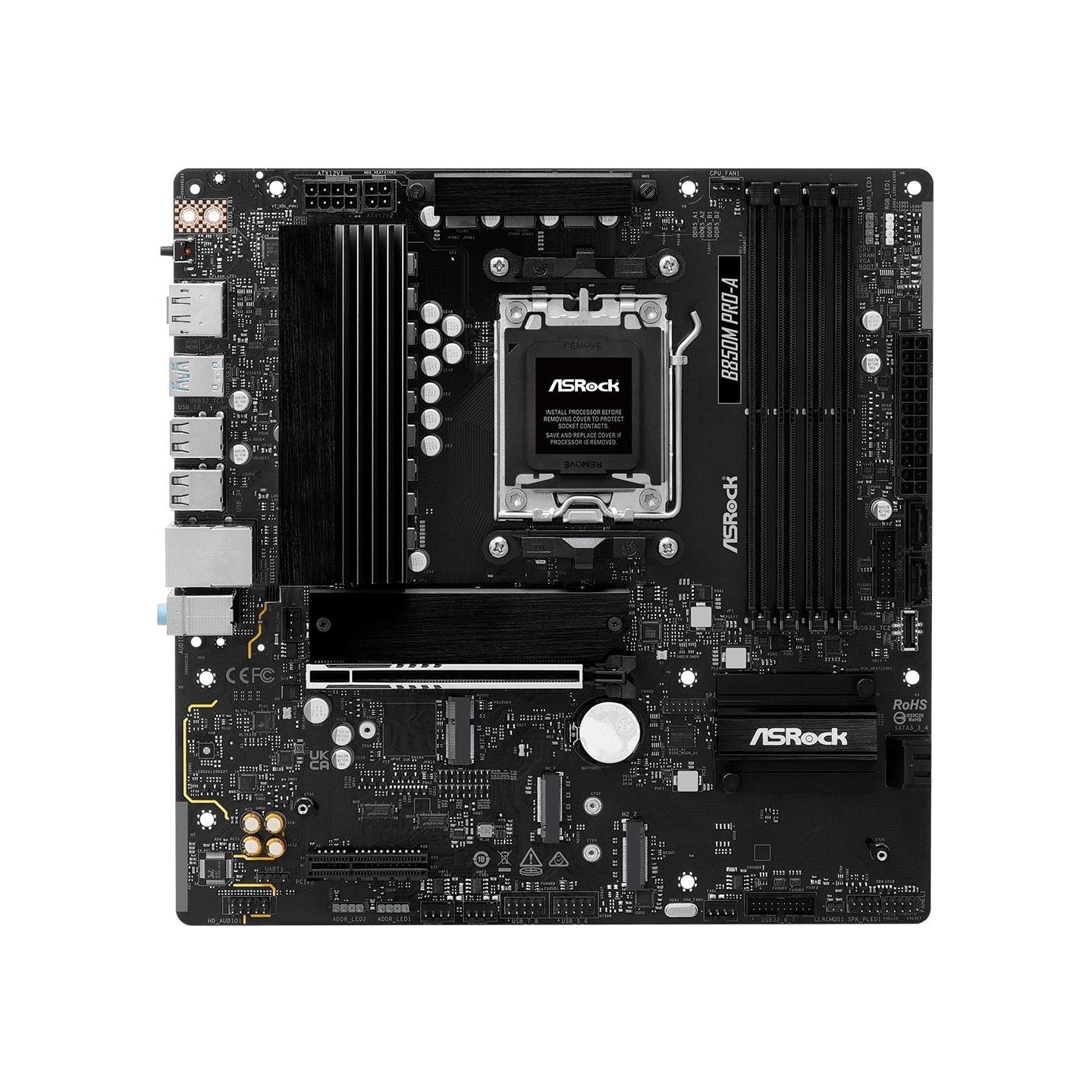Asrock Motherboard B850M PRO-A AM5 4DDR5 HDMI/DP mATX
