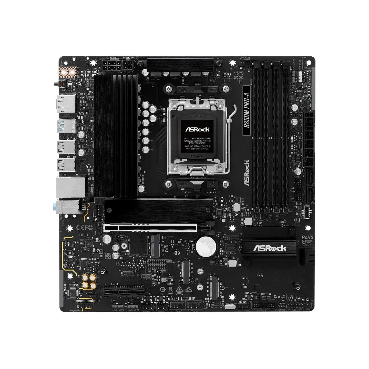 Asrock Motherboard B850M PRO-A AM5 4DDR5 HDMI/DP mATX