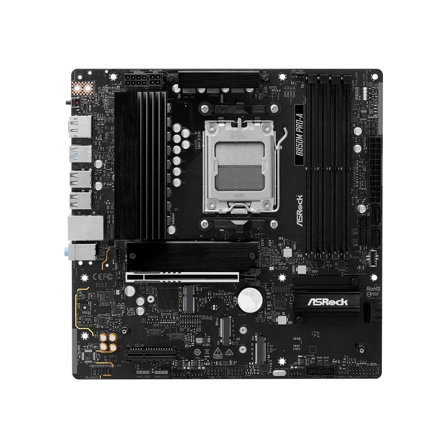 Asrock Motherboard B850M PRO-A AM5 4DDR5 HDMI/DP mATX
