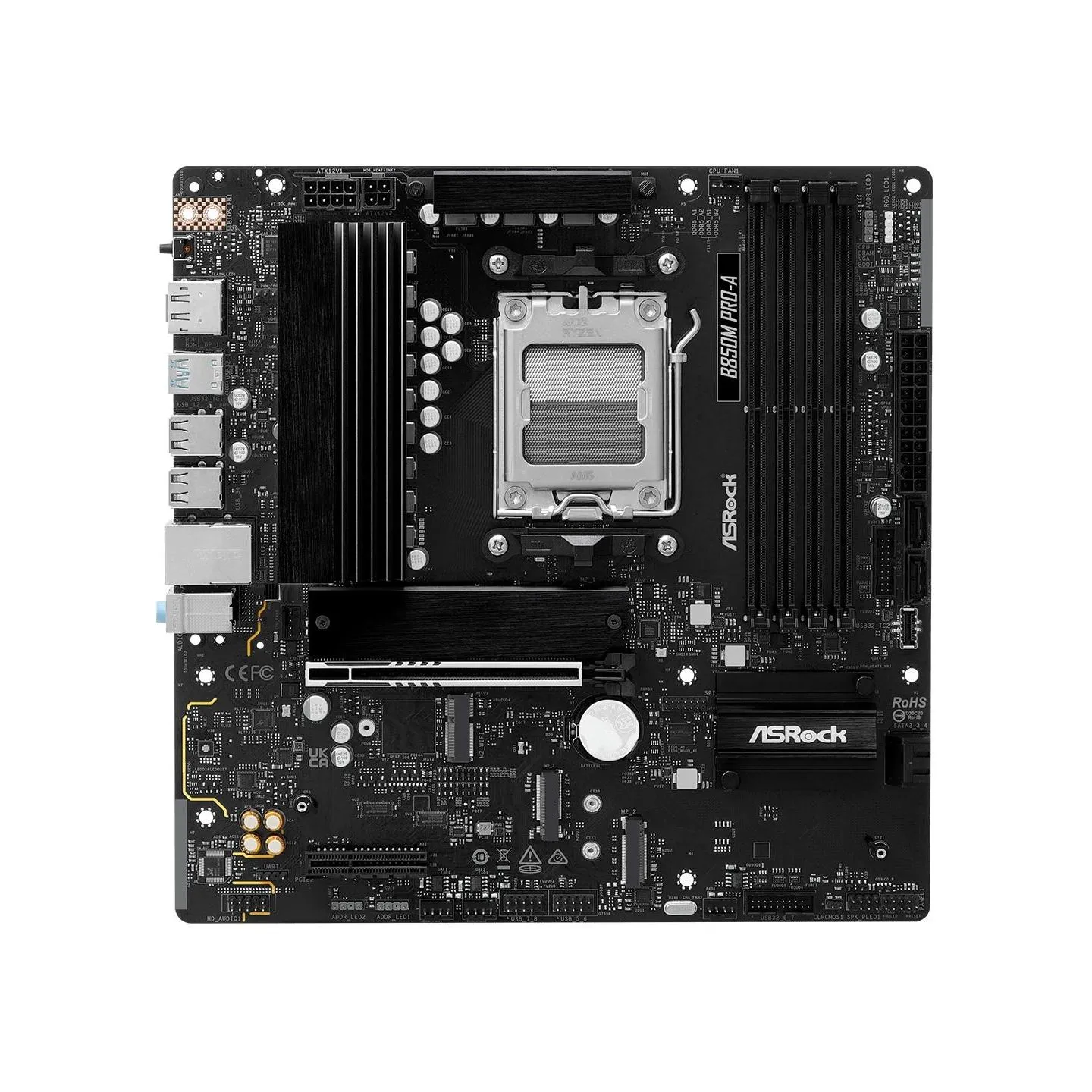 Asrock Motherboard B850M PRO-A AM5 4DDR5 HDMI/DP mATX