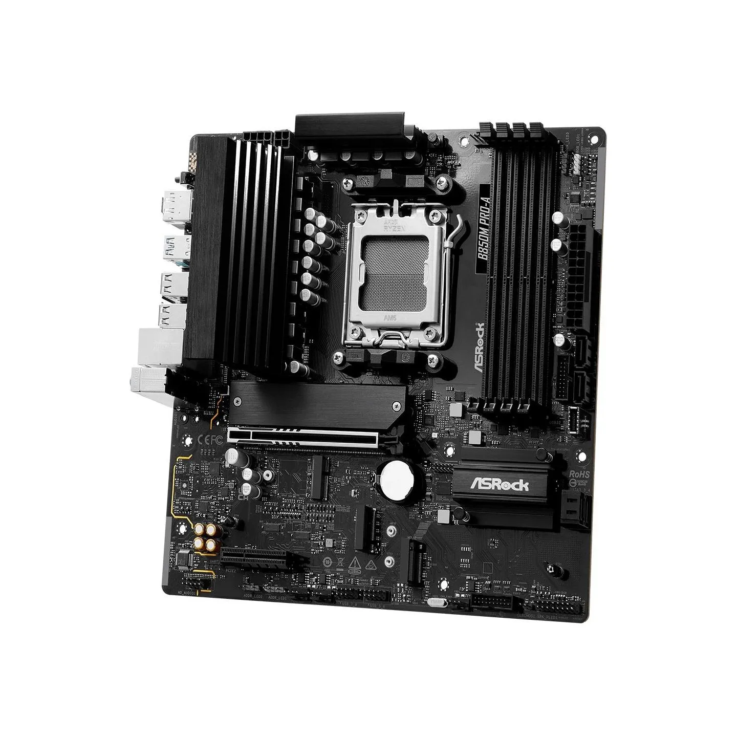 Asrock Motherboard B850M PRO-A AM5 4DDR5 HDMI/DP mATX