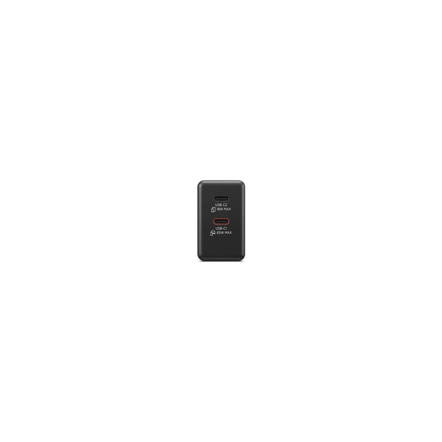 Lenovo Dual USB-C 65W GaN Charger Black