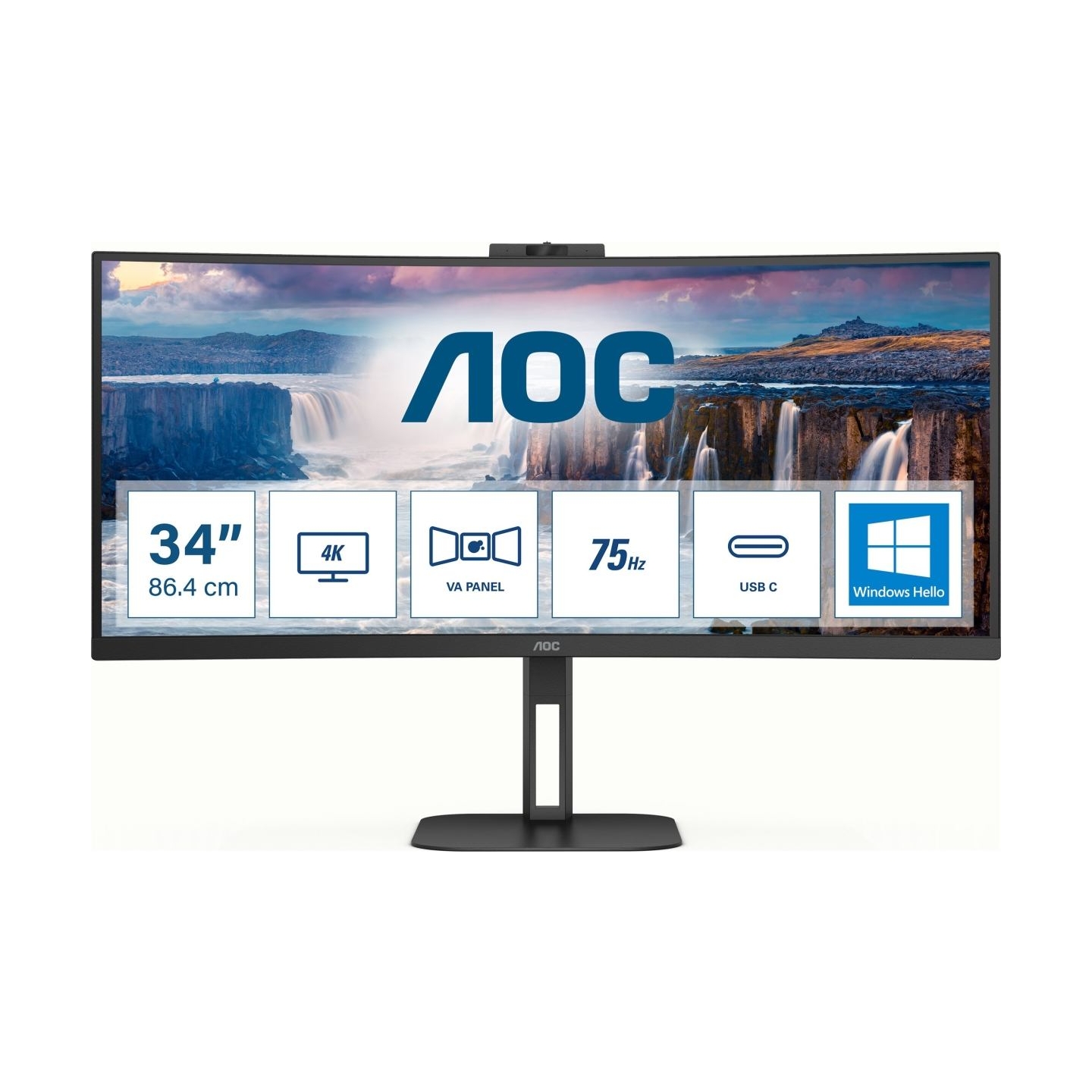 AOC CU34V5CW/BK 34inch monitor