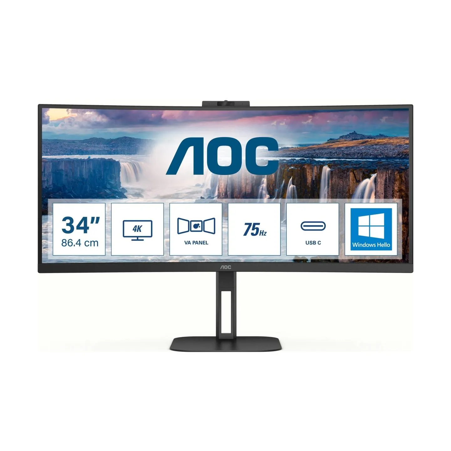 AOC CU34V5CW/BK 34inch monitor