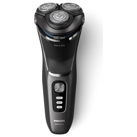 Philips Wet or Dry electric shaver S3343/13, Wet&Dry, PowerCut Blade System, 5D Flex Heads, 60min shaving / 1h charge, 5min Quic