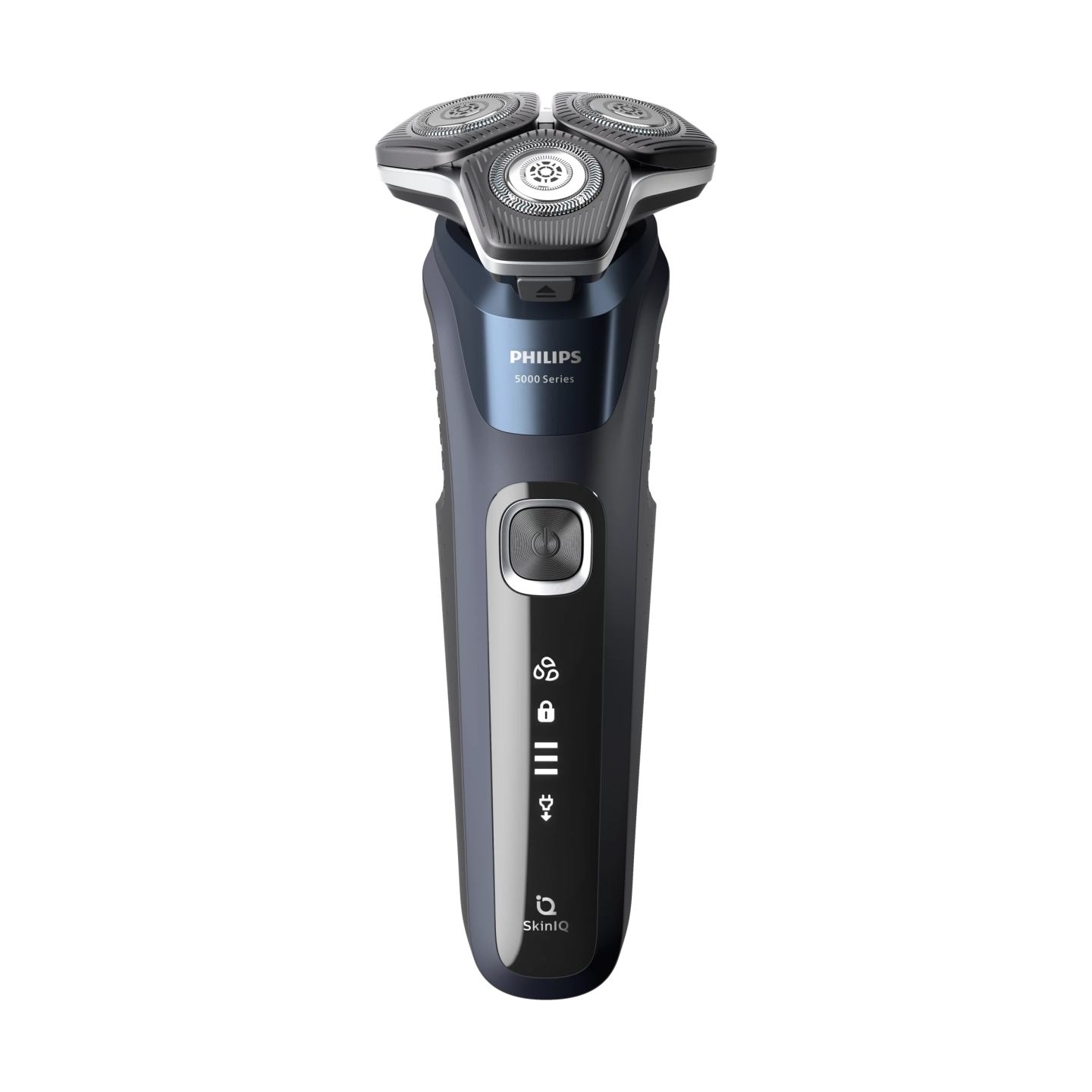 Philips Series 5000 wet and dry electric shaver S5885/35, SkinIQ, SteelPrecision blades, 360-D flexible heads, PowerAdapt Sensor