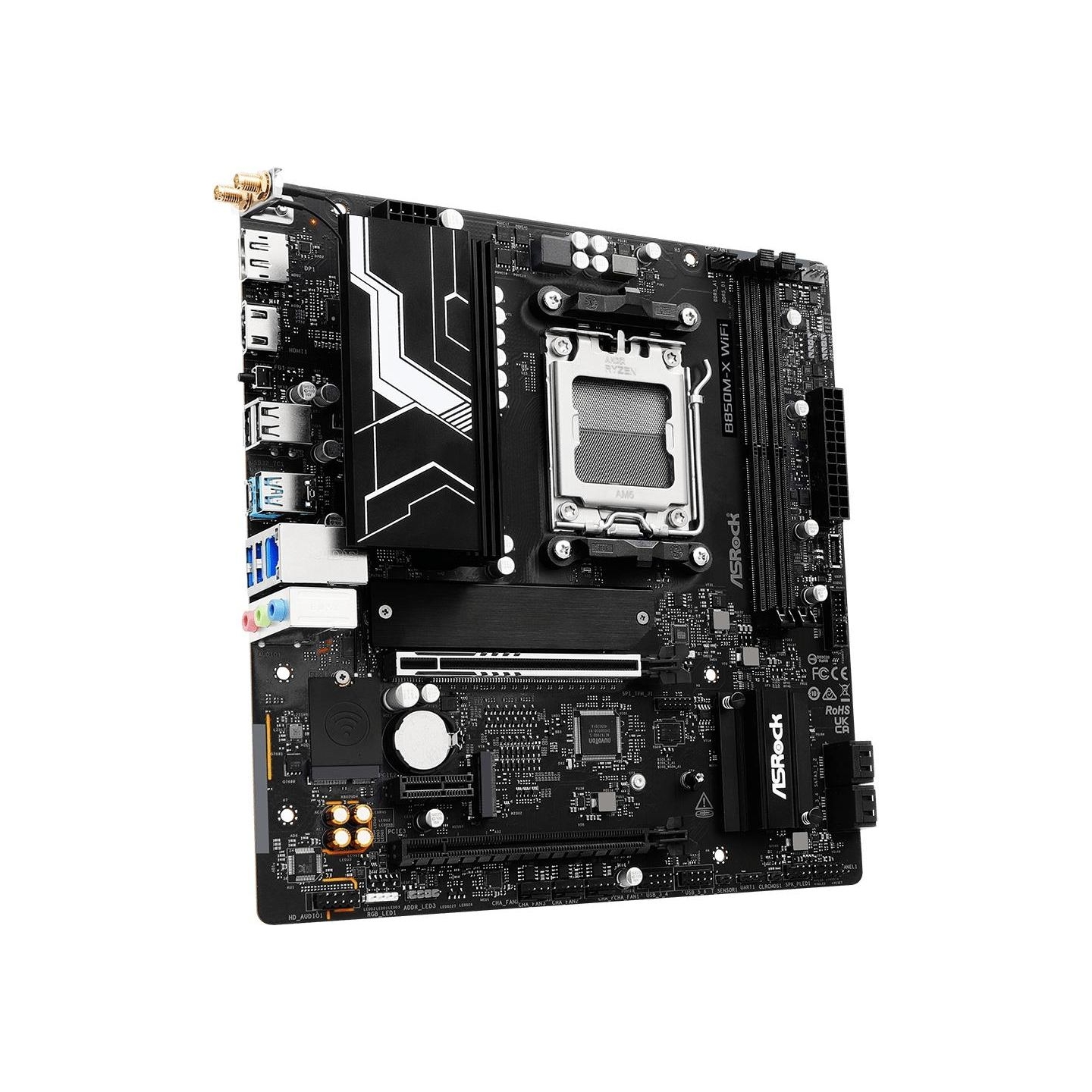 Asrock Motherboard B850M-X WIFI R2.0 AM5 2DDR5 M.2 USBC mATX